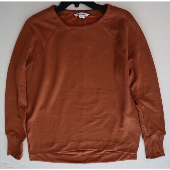 Athleta 659287-02 Women's Sz M Sequoia Brown Coaster Luxe Recover Sweatshirt - Picture 13 of 16